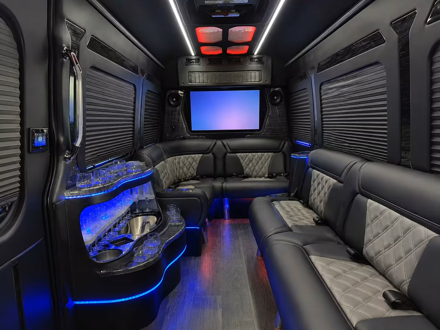 airport shuttle buses for clearwater wedding guests at tpa and pie