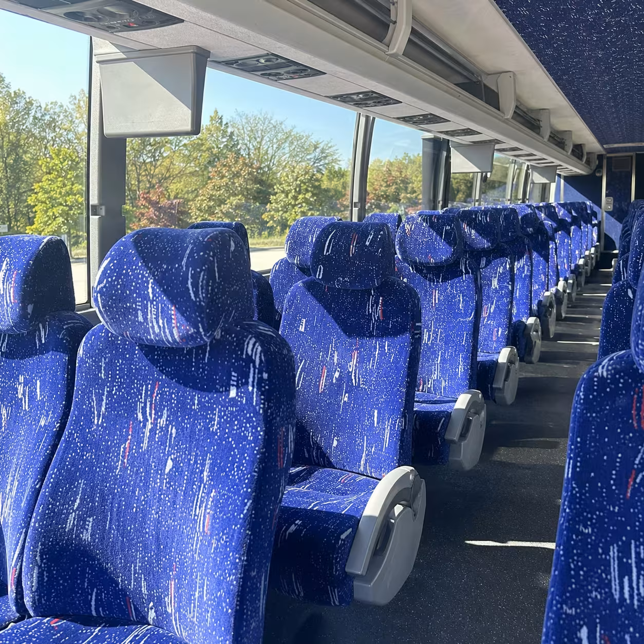 long distance and multi day military charter buses from clearwater