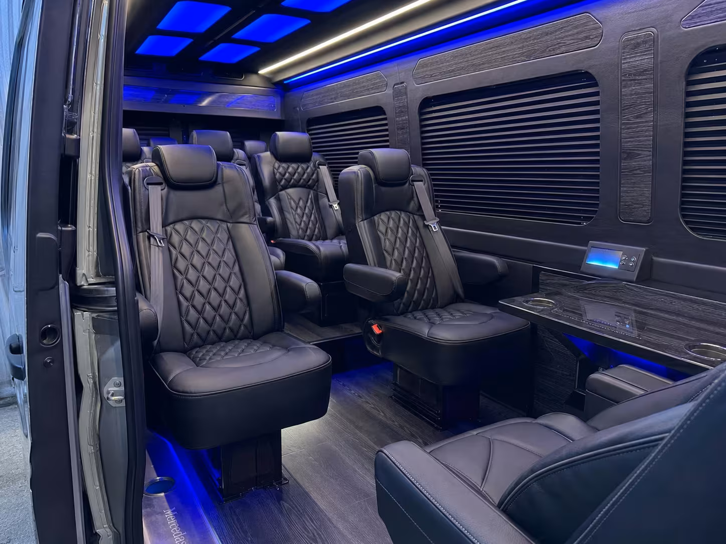 sprinter van transportation for groups and events across clearwater