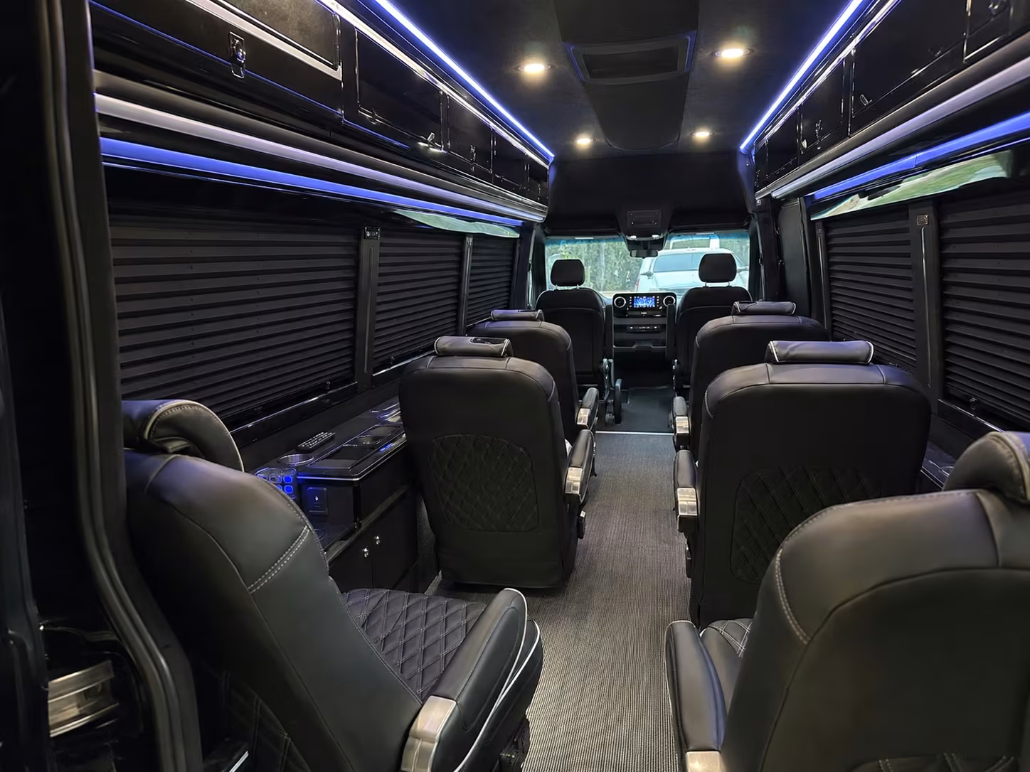 sprinter van with driver interior
